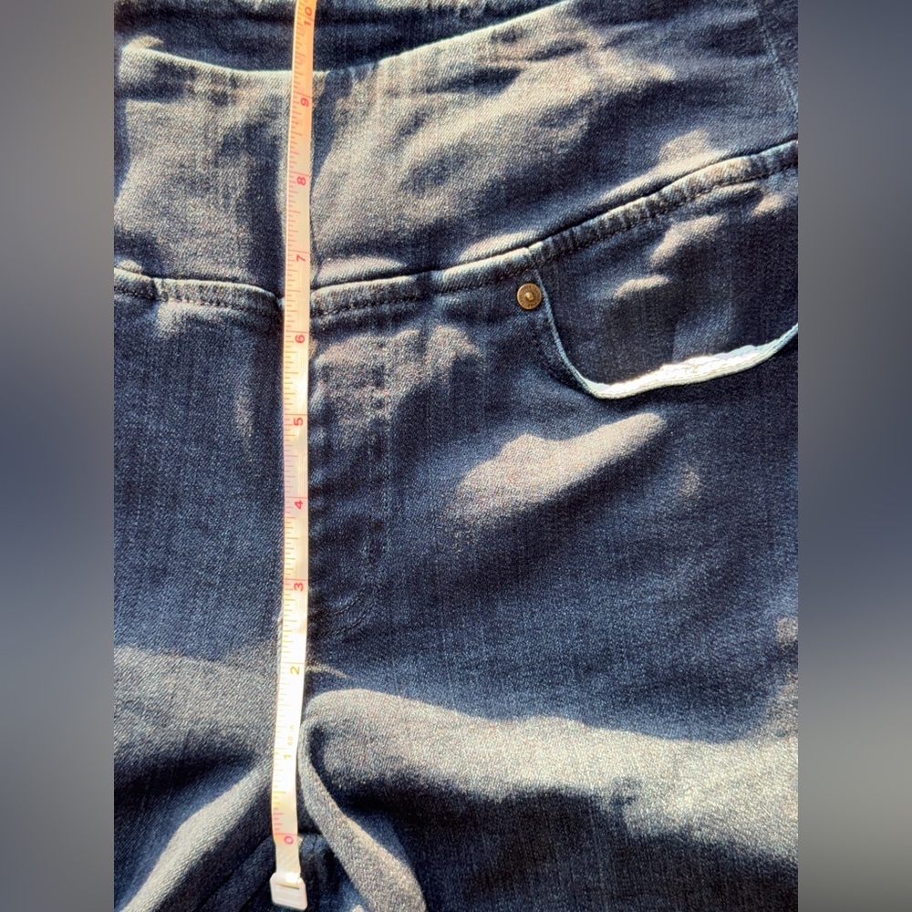 Belle by Kim Gravel Dark Blue Skinny Jeans - Picture 9 of 16